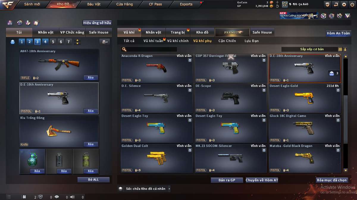 shop acc cf uy tin gia re